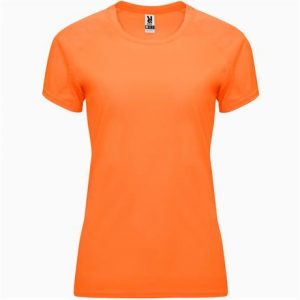 Спортивная футболка BAHRAIN WOMAN женская, ФЛУОРЕСЦЕНТНЫЙ ОРАНЖЕВЫЙ 2XL - купить оптом