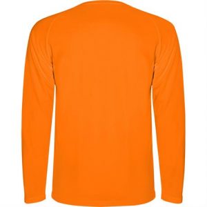 Спортивная футболка MONTECARLO L/S мужская, ФЛУОРЕСЦЕНТНЫЙ ОРАНЖЕВЫЙ S - купить оптом