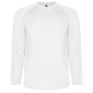 Спортивная футболка MONTECARLO L/S мужская, БЕЛЫЙ M - купить оптом