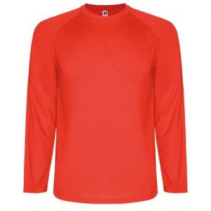 Спортивная футболка MONTECARLO L/S мужская, КРАСНЫЙ L - купить оптом