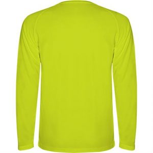 Спортивная футболка MONTECARLO L/S мужская, ФЛУОРЕСЦЕНТНЫЙ ЖЕЛТЫЙ XL - купить оптом