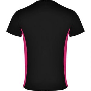 Спортивная футболка TOKYO мужская, ЧЕРНЫЙ/ФУКСИЯ 2XL - купить оптом