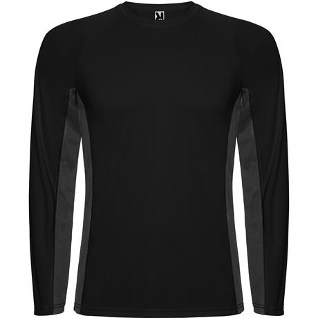 Спортивная футболка SHANGHAI L/S мужская, БЕЛЫЙ/КРАСНЫЙ M - купить оптом