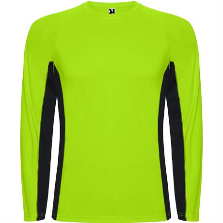 Спортивная футболка SHANGHAI L/S мужская, БЕЛЫЙ/КОРОЛЕВСКИЙ СИНИЙ 2XL - купить оптом