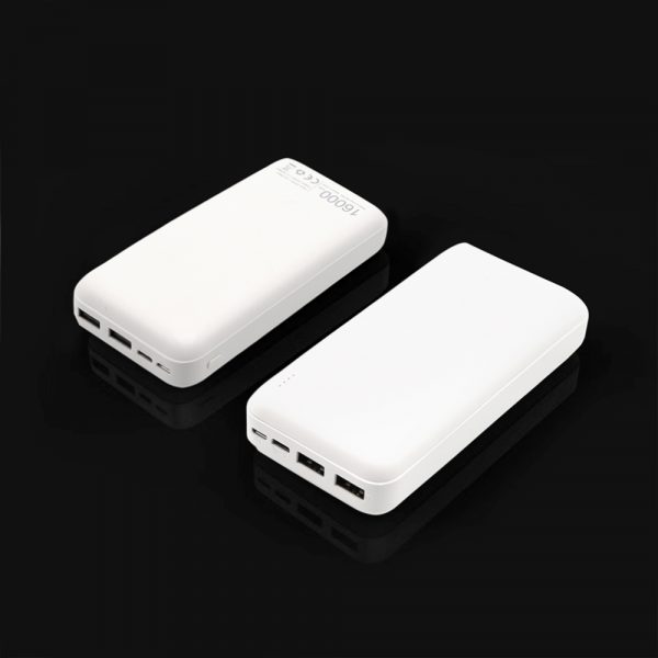 Внешний аккумулятор Vekta, 16000mAh, белый - купить оптом