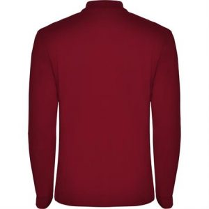 Футболка поло ESTRELLA L/S мужская, ГРАНАТОВЫЙ S - купить оптом