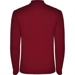 Футболка поло ESTRELLA L/S мужская, ГРАНАТОВЫЙ M - купить оптом