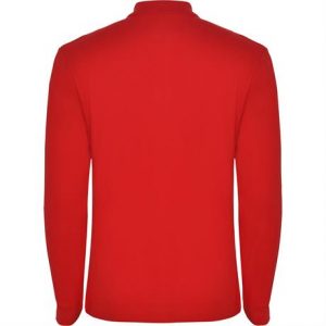 Футболка поло ESTRELLA L/S мужская, КРАСНЫЙ M - купить оптом