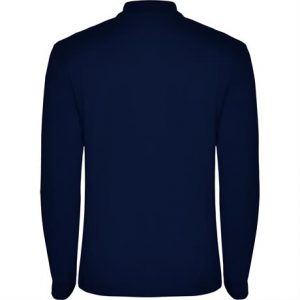 Футболка поло ESTRELLA L/S мужская, МОРСКОЙ СИНИЙ XL - купить оптом