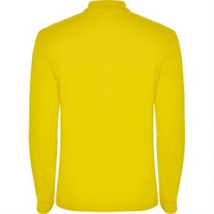 Футболка поло ESTRELLA L/S мужская, ЖЕЛТЫЙ 2XL - купить оптом