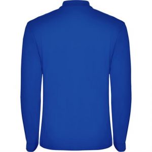 Футболка поло ESTRELLA L/S мужская, КОРОЛЕВСКИЙ СИНИЙ 2XL - купить оптом