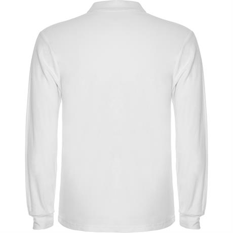 Футболка поло ESTRELLA L/S мужская, БЕЛЫЙ 3XL - купить оптом