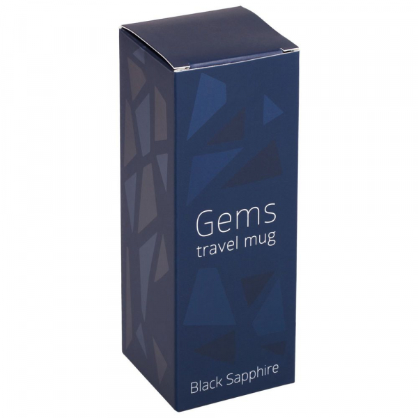 Термостакан Gems Black Sapphire, черный сапфир (синий) - купить оптом