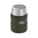 Термос из нерж. стали с ложкой тм THERMOS SK3000 MAG 0,47L, темно-зеленый