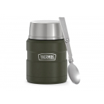 Термос из нерж. стали с ложкой тм THERMOS SK3000 MAG 0,47L, темно-зеленый, фото 1