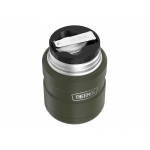 Термос из нерж. стали с ложкой тм THERMOS SK3000 MAG 0,47L, темно-зеленый, фото 3