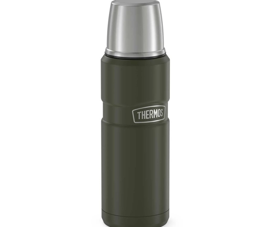 Термос из нерж. стали тм THERMOS SK2000 AG 0,47L, темно-зеленый - купить оптом