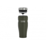 Кружка-термос из нерж. стали тм THERMOS SK1005 AG  0.47L, темно-зеленый, фото 3