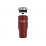 Кружка-термос из нерж. стали тм THERMOS SK1005 RCMB  0.47L, красный, фото 3