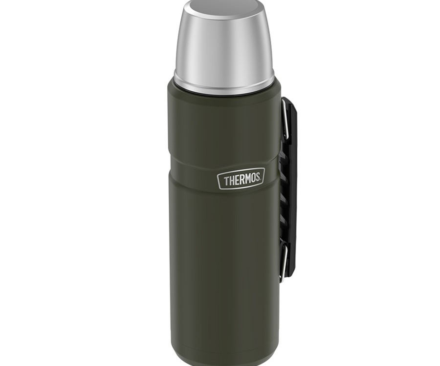 Термос из нерж. стали тм THERMOS SK2010 AG 1.2L, темно-зеленый - купить оптом