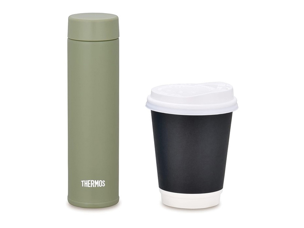 Термос из нерж. стали тм THERMOS JOJ-180 KKI0.18L, темно-зеленый - купить оптом