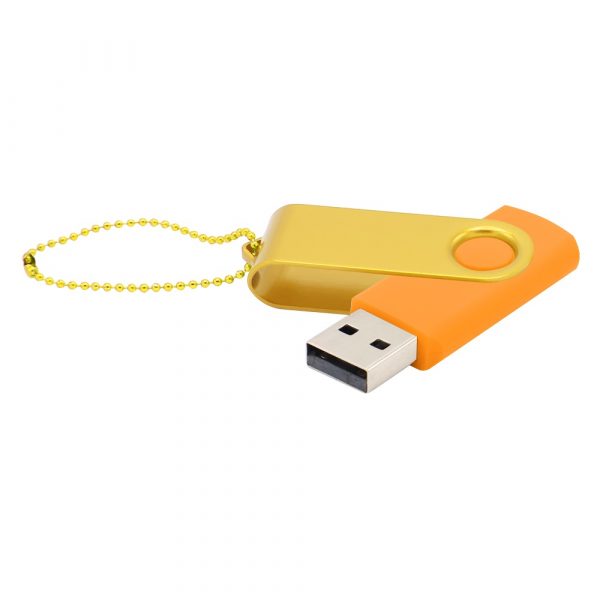 Флешка Designer To Go 2.0 USB 16Gb, оранжевый/желтый - купить оптом