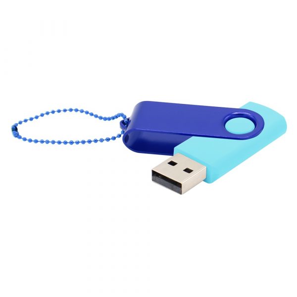 Флешка Designer To Go 2.0 USB 16Gb, бирюзовый/синий - купить оптом