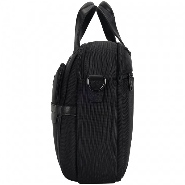 Сумка для ноутбука Santiago Nylon, черная - купить оптом