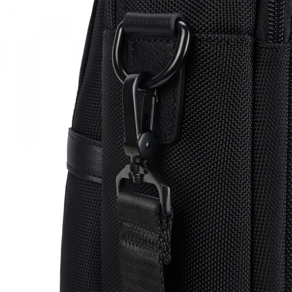 Сумка для ноутбука Santiago Nylon, черная - купить оптом
