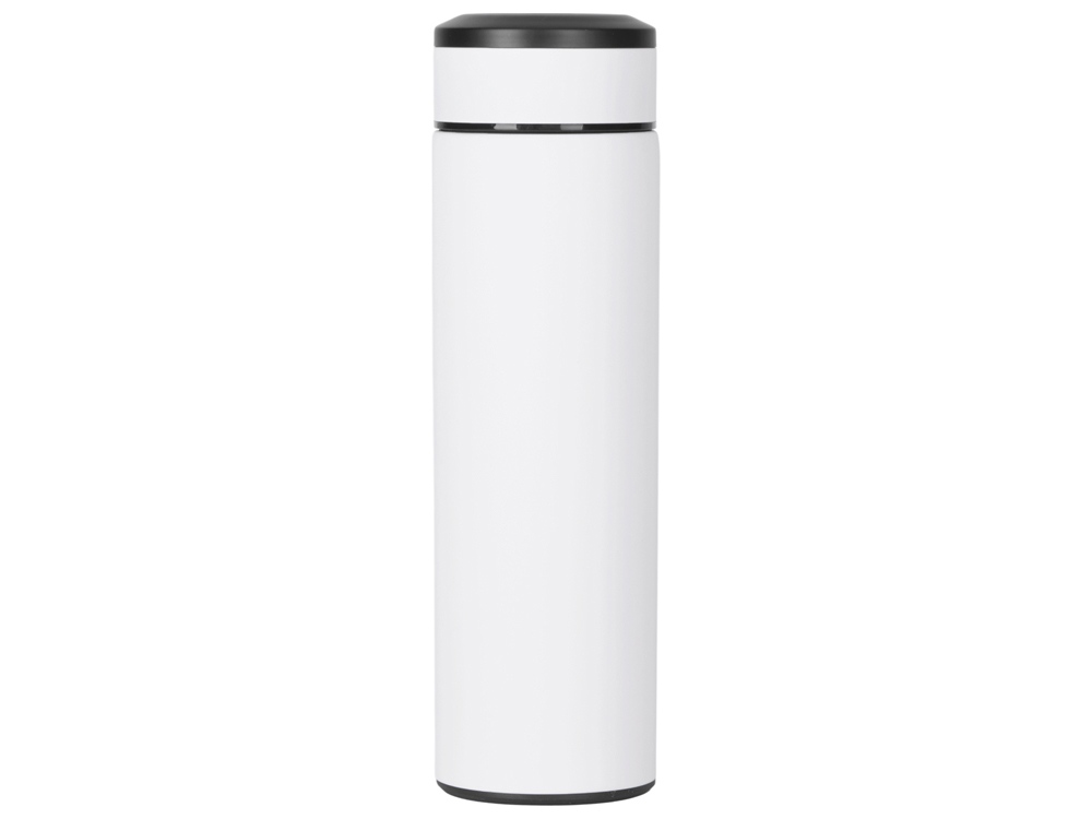 Вакуумный термос Vacuum Flask C1, soft touch, 420мл, белый - купить оптом