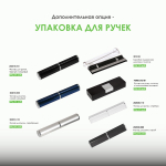 Шариковая ручка Nox, серая, фото 3