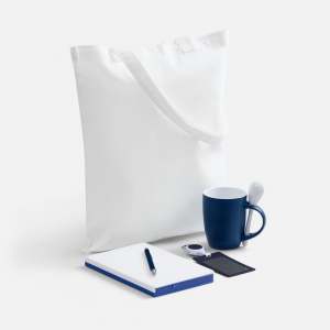 Набор Welcome Pack, синий с белым - купить оптом