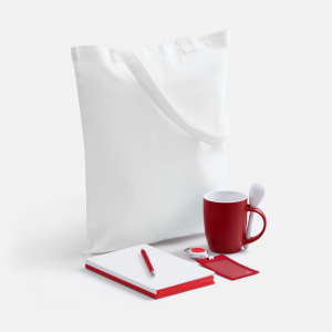Набор Welcome Pack, красный с белым - купить оптом