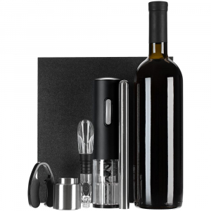 Винный набор Wine Diesel, черный - купить оптом