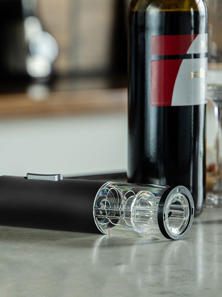 Винный набор Wine Diesel, черный - купить оптом