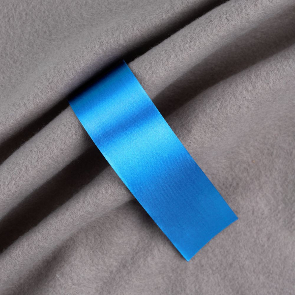 Лента сатиновая Satin 35 XXL, голубая, 250 см - купить оптом
