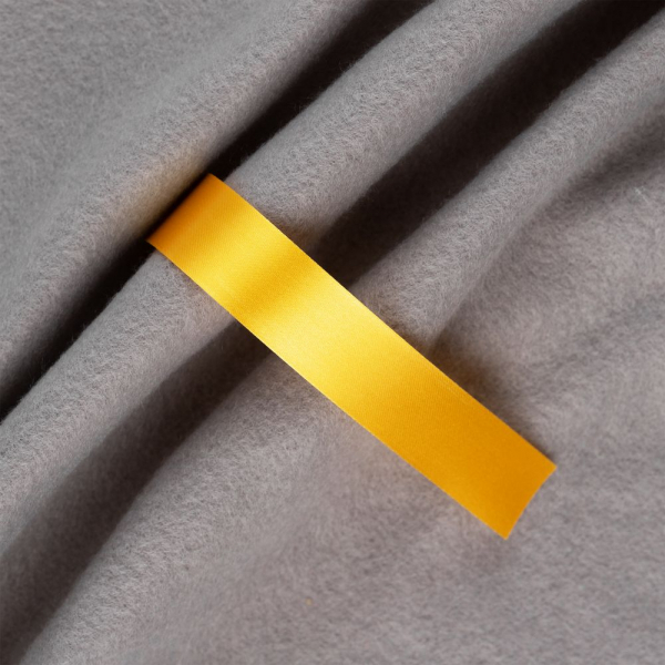 Лента сатиновая Satin 20 XXL, желтая, 250 см - купить оптом