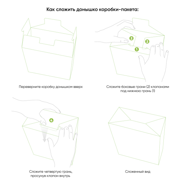 Подарочная коробка-пакет универсальная малая, серая - купить оптом