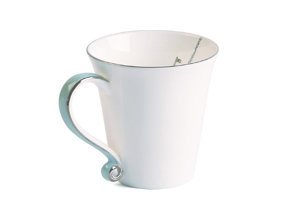 Кружка Valerie Concept CUP ALICE BLU, белый - купить оптом