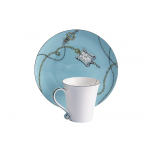 Кружка Valerie Concept CUP ALICE BLU, белый, фото 1