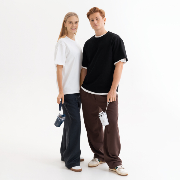 Футболка унисекс RUST NEO, 100% хлопок, 240 гр., коричневый, размер 3XL/4XL - купить оптом