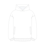 Худи оверсайз унисекс FUSION, белый, размер 3XL/4XL