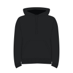 Худи релакс унисекс ADVENTURE, черный, размер XL/2XL