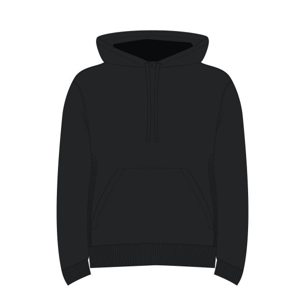 Худи релакс унисекс ADVENTURE, черный, размер XL/2XL - купить оптом
