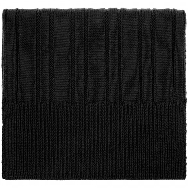 Шарф Knit Beat, черный - купить оптом