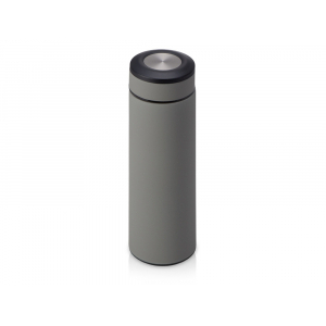 Вакуумный термос Vacuum Flask C1, soft touch, 420мл, серый - купить оптом
