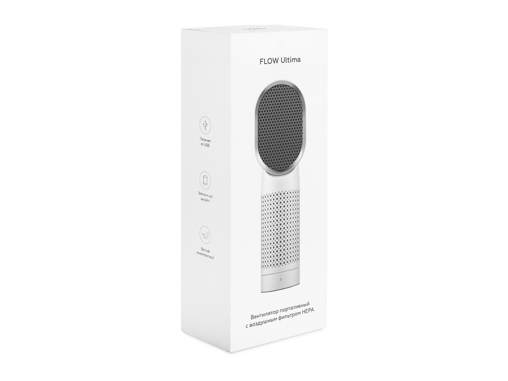 Воздухоочиститель Rombica FLOW Ultima White, белый/черный - купить оптом