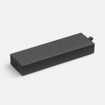 Ручка шариковая Bolt Soft Touch в футляре, белая, фото 2