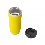 Термокружка Double wall mug C1, soft touch, 350 мл, желтый, фото 1