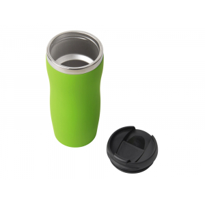 Термокружка Double wall mug C1, soft touch, 350 мл, зеленое яблоко - купить оптом